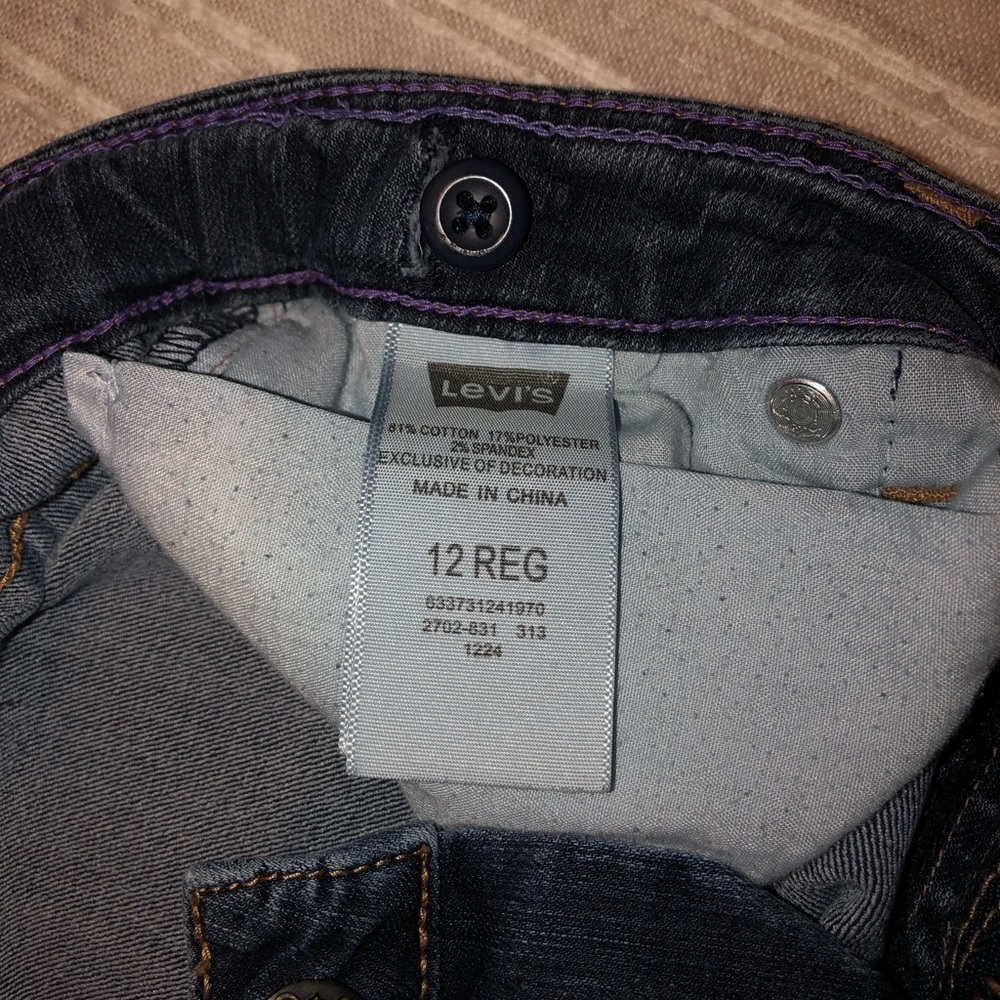 GIRLS LEVIS SIZE 12